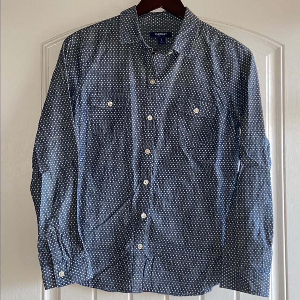 Denim button up